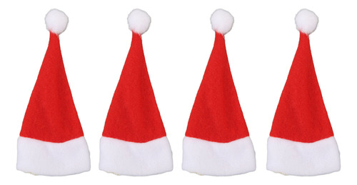 Minisombreros De Papá Noel, 30 Piezas, Adornos Navideños En