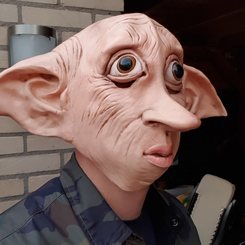 Máscara De Halloween De Harry Dobby, Máscara De Halloween, F