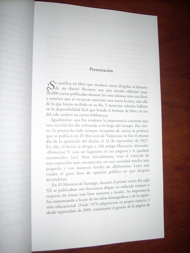 Las Mejores Cartas A El Mercurio Álvaro Fernández Francisco (Usado)