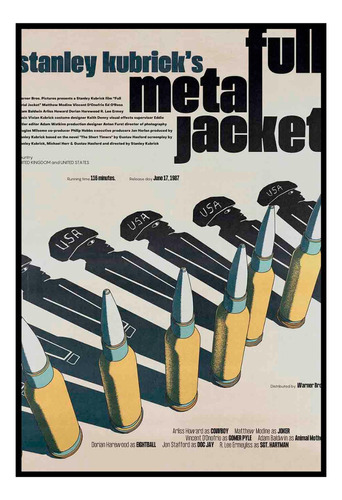 Cuadro Poster Premium 33x48cm Full Metal Jacket