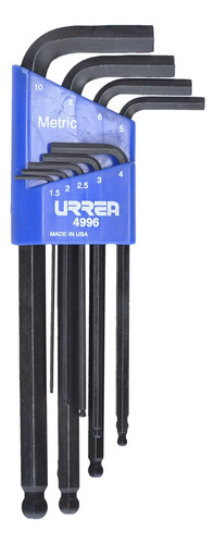 Juego Llaves Allen Largas Std Y Mm // Urrea