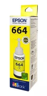 Tinta Epson T664 Amarillo T664320 - L475 L495 L220 L395 L365