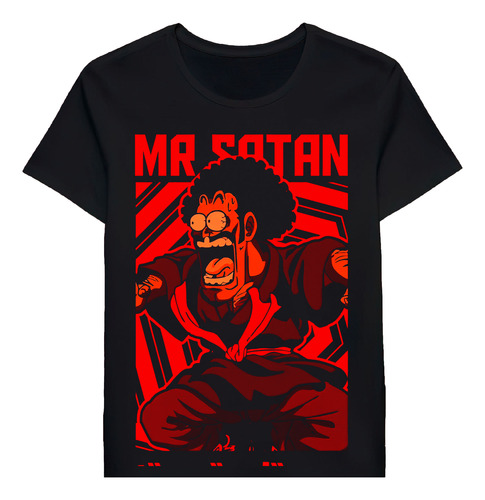 Remera Mr Satan Dragon Ball Super Funny Anime Desig 47826420