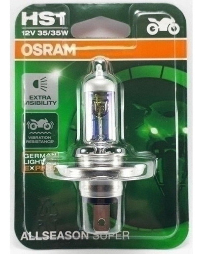 Bombillo Osram Hs1 12v 35/35w Allseason 30% Amarilla Moto H4