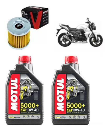 Kit Troca De Óleo Dafra Next 250 - Motul 5000 10w40