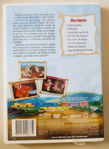 Dvd Nem Que A Vaca Tussa (novo Original Lacrado)