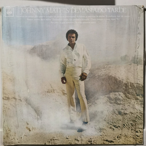 Disco Lp: Johny Mathis-demasiado Tarde