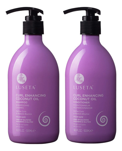 Conjunto De Shampoo E Condicionador Luseta Curly Hair Com Ól