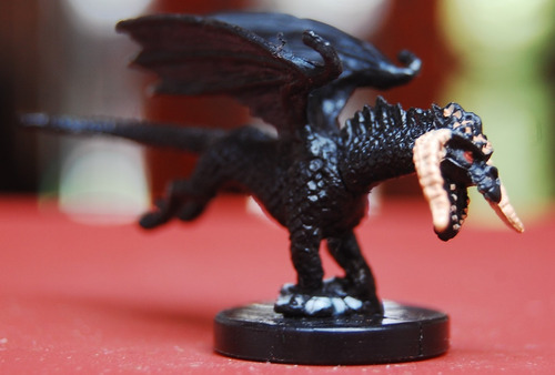 Small Black Dragon #53 War Of The Dragon Queen Dnd Dungeons