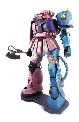 Imagen 5 de 5 de Leo Rompecabezas De Metal En 3d Gundam Anime Robot