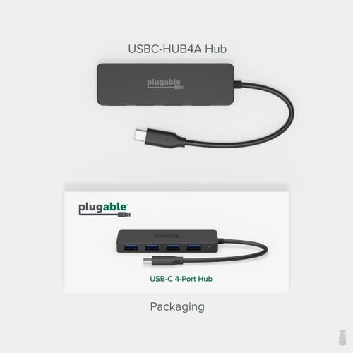 Concentrador Usb-c A Usb Enchufable Con Adaptador Versátil