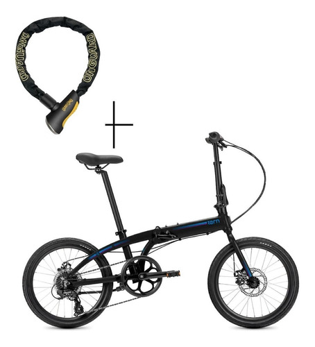 Bicicleta Tern B8 Negro Con Guardabarros Y Parilla + 8120