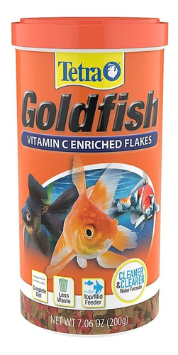 Imagen 1 de 8 de Alimento Peces Tetra Fin Goldfish 200gr Pecera Acuario 