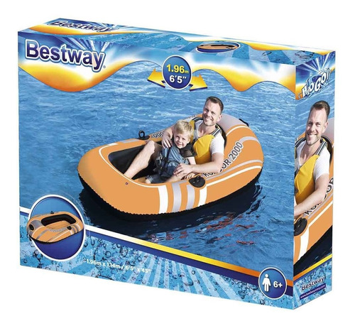 Bote Balsa Inflable 196cm X 114cm Bestway Hydro Force 61100