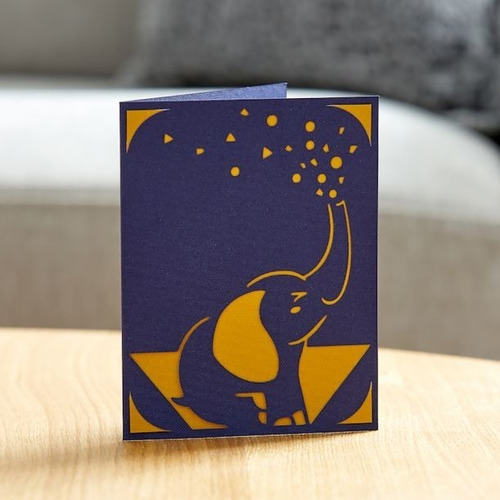Imagen 5 de 8 de 12 Tarjetas De Cartulina Colección Oro Holographic A2