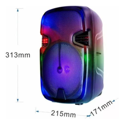 Cs-1039 Altavoz Bluetooth Portátil Subwoofer Con Micrófono K