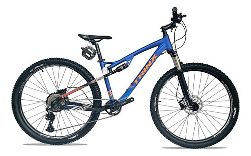 Bicicleta Trinx Brave 1.8 Aro 29 Doble Suspensión Enduro Color Azul Tamaño Del Cuadro L