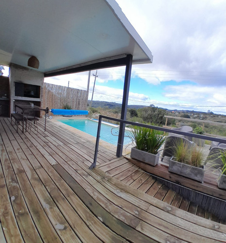 Casa Con Piscina Y Jacuzzi Buena Vibra Villa Serrana .leer Descripción!
