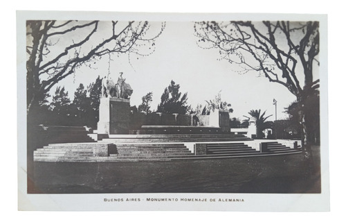 Buenos Aires Monumento Homenaje D Alemania G. Bourquin Y Cia