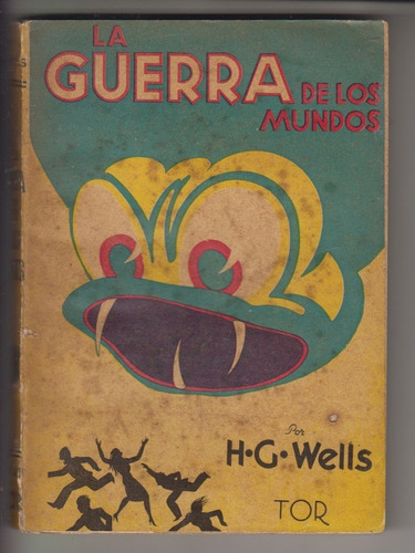 1938 Ciencia Ficcion Wells Guerra De Los Mundos Vintage Tor