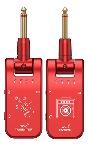 Transmisor Y Receptor De Sistema De Guitarra Inalámbrico Uhf