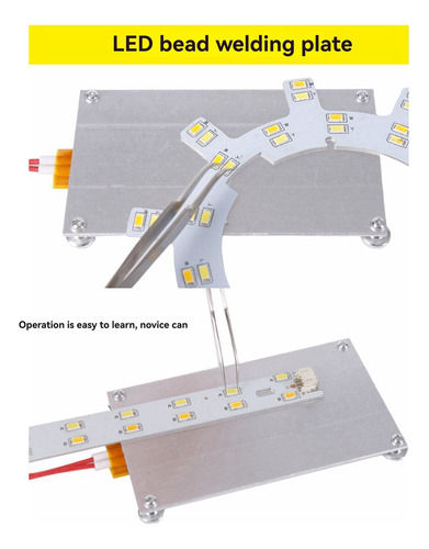 Placa Calefactora Ptc Removedor De Lámparas Led, 600 W, Chip