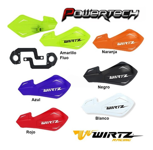 Cubre Manos Puños Wirtz Shock Flotantes Universales Motocros