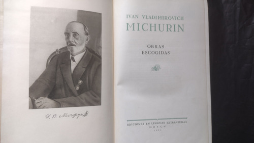 Obras Escogidas Michurin Iván Vladimirovich 1958