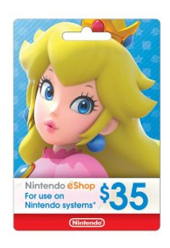 Tarjetas Nintendo Eshop De 35 Dolares (usa)