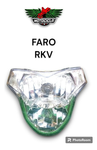 Faro Delantero Moto Rkv