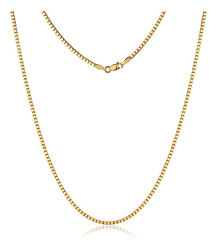 Gargantilha Colar Cordão Maciço Milano Ouro 18k 1,70mm 70cm