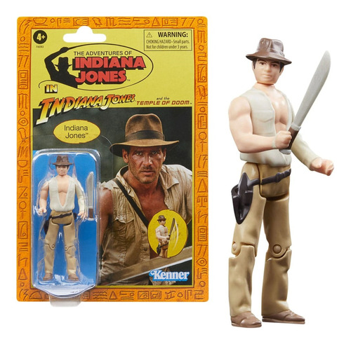  Figura Indiana Jones Templo Perdicion Vintage Kenner Hasbro