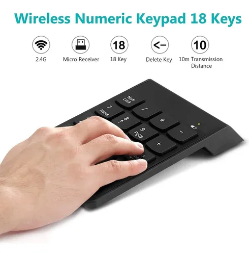 Teclado numerico inalambrico para notebook sale