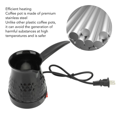 Cafetera Turca, 600ml Capacidad Acero Inoxidable