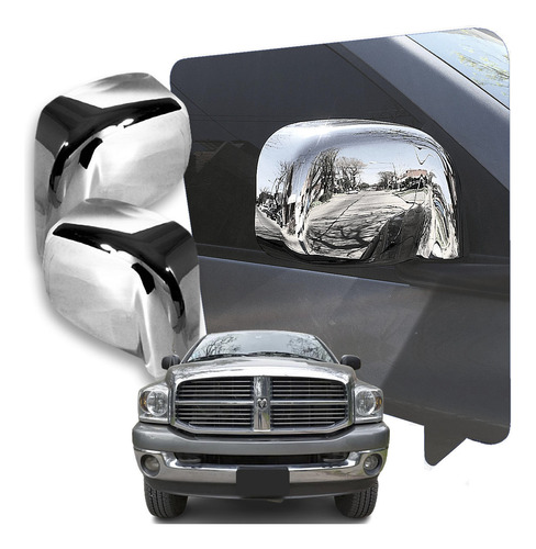 Ram 2500 2006+ Cubre Espejos Cromados Garantido Tuningchrome