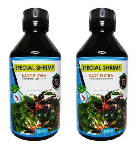 2x Base Flora Special Shrimp Fertilizante Macro Npk - 250ml
