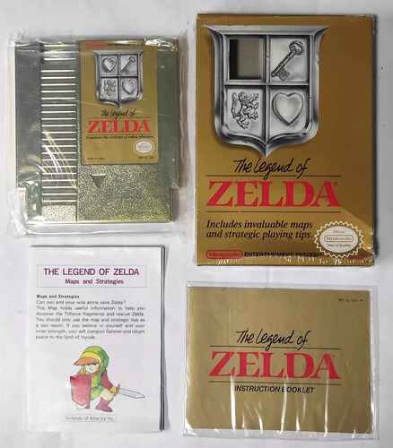 Zelda Tloz Nintendo Nes 1986 Cib Completo Retromx (Usado)