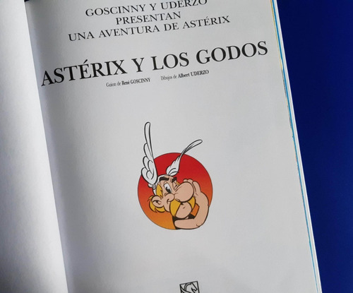 Libro Comic Asterix Y Los Godos - Ed Tapa Dura - Nuevo