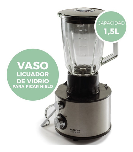 Imagen 4 de 8 de Juguera Peabody Con Accesorio Licuadora Pe-jl6003 1.5l Pce