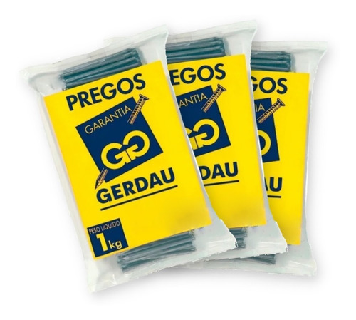 Prego Sem Cabeça 11x11 20kg Gerdau