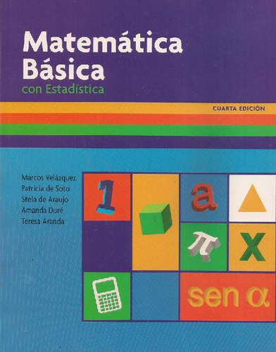 Libro Matemática Básica Con Estadística De Rosalía Stela Pin