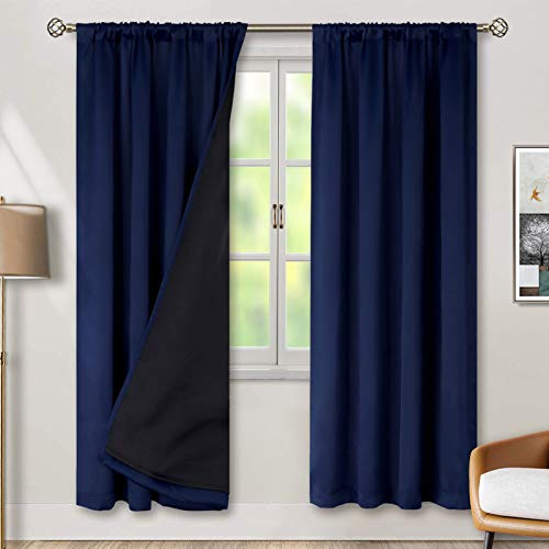 Bgment - Cortinas 100% Blackout Con Aislamiento Termico Para