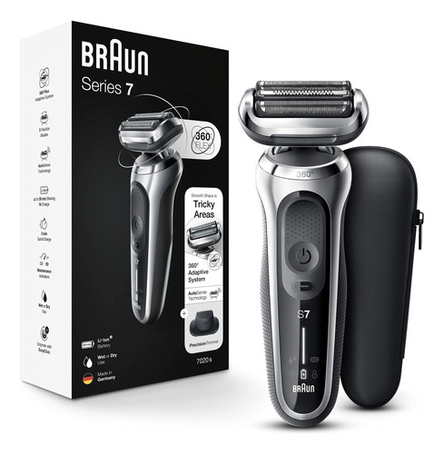 Braun Series 7 S Flex Electric Razor For Men With Precision.