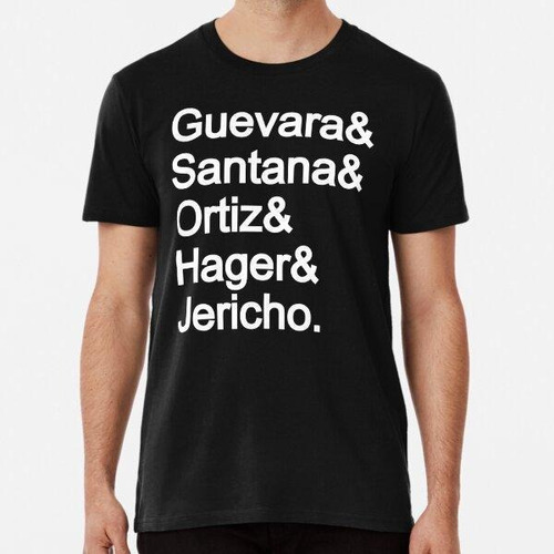 Remera Lista De Helvetica Del Círculo Interior Algodon Premi