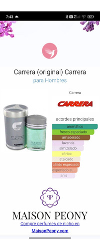 Perfume Carrera For Men 100ml Original Nuevo Raro Descontinu