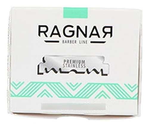 Ragnar Caja De Filos Hoja Navaja Afeitar Barberia X 100