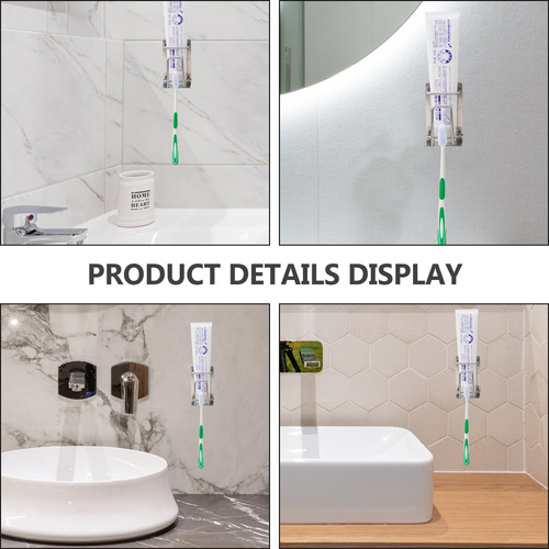 Estante Para Cepillos De Dientes De Pared, Baño, Acero Inoxi