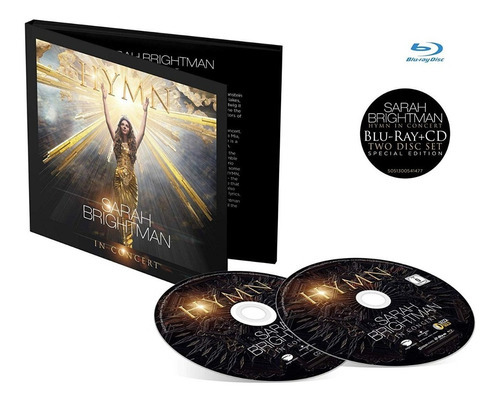 Sarah Brightman Hymn In Concert Cd + Blu-ray Nuevo Importado