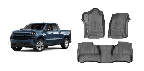 Pisos Weathertech Para Chevrolet Silverado 2020/2022 4 Ptas