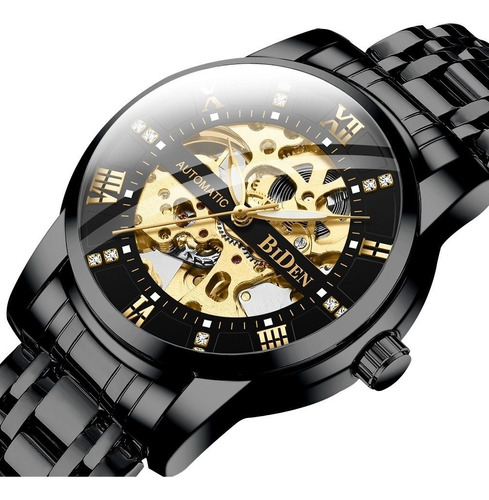 Reloj De Pulsera Mecánico Automático Biden Para Hombre